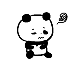 Loose Panda (silent sticker) sticker #3227491