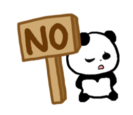 Loose Panda (silent sticker) sticker #3227495