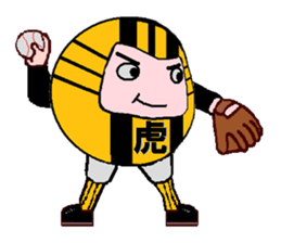 Tiger Daruma sticker #3227586