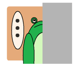 frog and tadpole sticker #3227759