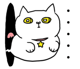 cat in a box 3 (angel cat) sticker #3227837