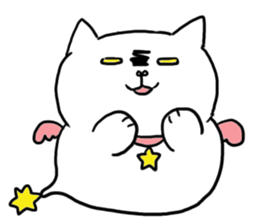 cat in a box 3 (angel cat) sticker #3227845