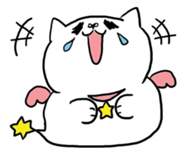 cat in a box 3 (angel cat) sticker #3227850