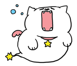 cat in a box 3 (angel cat) sticker #3227854