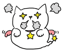 cat in a box 3 (angel cat) sticker #3227857