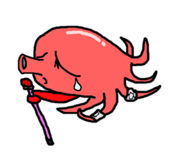 Octopus bar sticker #3228061