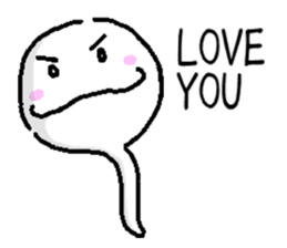 Tadpole(albino) Stickers English ver sticker #3229262