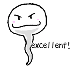 Tadpole(albino) Stickers English ver sticker #3229268