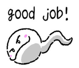 Tadpole(albino) Stickers English ver sticker #3229273