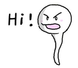 Tadpole(albino) Stickers English ver sticker #3229294