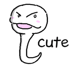 Tadpole(albino) Stickers English ver sticker #3229296