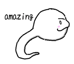 Tadpole(albino) Stickers English ver sticker #3229298