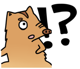 Wild Boar Piglet sticker #3229408