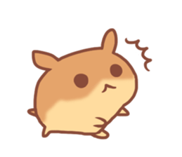 Hamster Don't talk... sticker #3229939