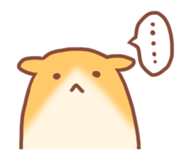 Hamster Don't talk... sticker #3229949