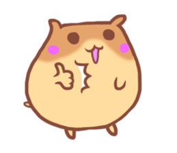 Hamster Don't talk... sticker #3229952