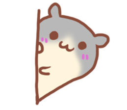 Hamster Don't talk... sticker #3229955