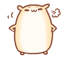 Hamster Don't talk... sticker #3229974