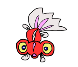 Popeyed Goldfish sticker #3230579
