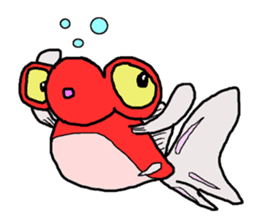 Popeyed Goldfish sticker #3230580