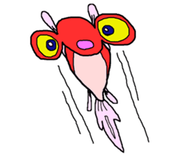 Popeyed Goldfish sticker #3230581