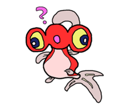 Popeyed Goldfish sticker #3230593