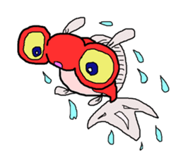 Popeyed Goldfish sticker #3230603