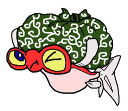 Popeyed Goldfish sticker #3230606