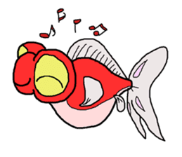 Popeyed Goldfish sticker #3230614