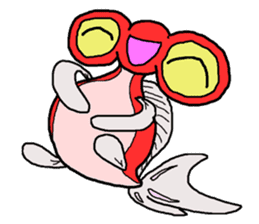 Popeyed Goldfish sticker #3230617
