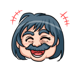 Barbel Maiden bobbed hair version sticker #3230860