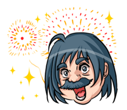 Barbel Maiden bobbed hair version sticker #3230882