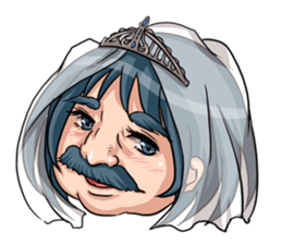 Barbel Maiden bobbed hair version sticker #3230883