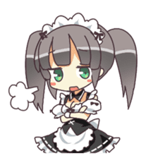 Maid girl YUKANA sticker #3231027