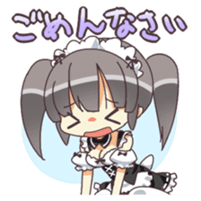 Maid girl YUKANA sticker #3231033