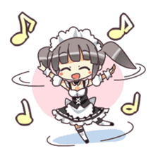 Maid girl YUKANA sticker #3231048