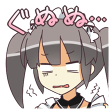 Maid girl YUKANA sticker #3231049