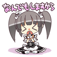 Maid girl YUKANA sticker #3231051