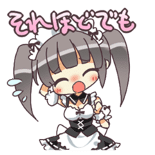 Maid girl YUKANA sticker #3231054