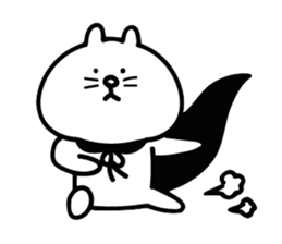 Cat in cape Part2 sticker #3231099