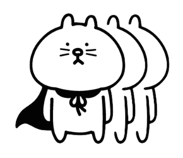 Cat in cape Part2 sticker #3231100