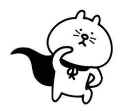 Cat in cape Part2 sticker #3231106