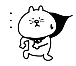 Cat in cape Part2 sticker #3231107