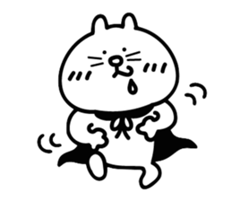 Cat in cape Part2 sticker #3231110