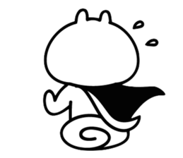 Cat in cape Part2 sticker #3231111