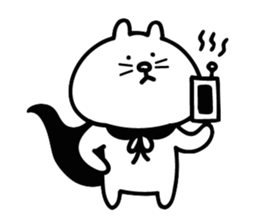 Cat in cape Part2 sticker #3231112