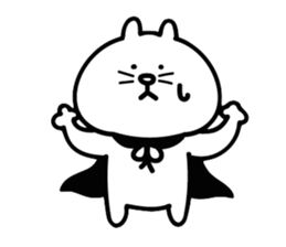 Cat in cape Part2 sticker #3231120