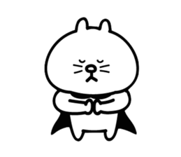 Cat in cape Part2 sticker #3231121