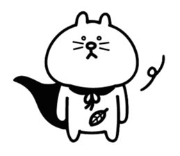 Cat in cape Part2 sticker #3231122