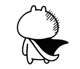 Cat in cape Part2 sticker #3231123